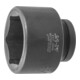 HOLEX IMPACT dopsleutelbit 6-kant, 1 inch inch-uitvoering, Sleutelwijdte: 2.5/8inch-1