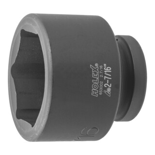 HOLEX IMPACT dopsleutelbit 6-kant, 1 inch inch-uitvoering, Sleutelwijdte: 2.7/16inch