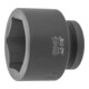 HOLEX IMPACT dopsleutelbit 6-kant, 1 inch inch-uitvoering, Sleutelwijdte: 2.7/16inch-1