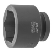 HOLEX IMPACT dopsleutelbit 6-kant, 1 inch inch-uitvoering, Sleutelwijdte: 2.7/16inch