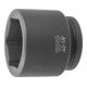 HOLEX IMPACT dopsleutelbit 6-kant, 1 inch inch-uitvoering, Sleutelwijdte: 2.7/8inch-1