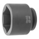 HOLEX IMPACT dopsleutelbit 6-kant, 1 inch inch-uitvoering, Sleutelwijdte: 3.1/4inch-1