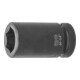 HOLEX IMPACT dopsleutelbit 6-kant, 1 inch, lang inch-uitvoering, Sleutelwijdte: 1.1/4inch-1