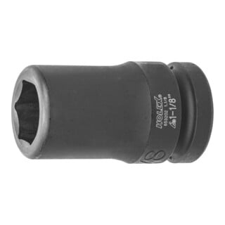 HOLEX IMPACT dopsleutelbit 6-kant, 1 inch, lang inch-uitvoering, Sleutelwijdte: 1.1/8inch