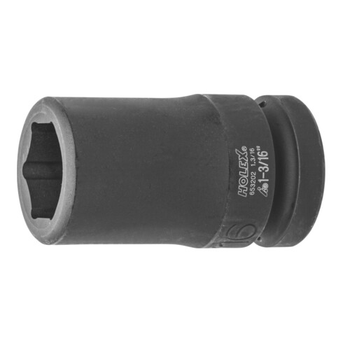 HOLEX IMPACT dopsleutelbit 6-kant, 1 inch, lang inch-uitvoering, Sleutelwijdte: 1.3/16inch