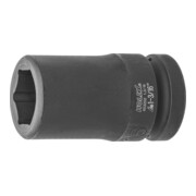 HOLEX IMPACT dopsleutelbit 6-kant, 1 inch, lang inch-uitvoering, Sleutelwijdte: 1.3/16inch