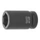 HOLEX IMPACT dopsleutelbit 6-kant, 1 inch, lang inch-uitvoering, Sleutelwijdte: 1.3/8inch-1