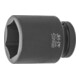 HOLEX IMPACT dopsleutelbit 6-kant, 1 inch, lang inch-uitvoering, Sleutelwijdte: 2.1/16inch-1