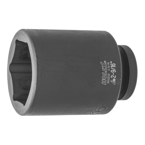 HOLEX IMPACT dopsleutelbit 6-kant, 1 inch, lang inch-uitvoering, Sleutelwijdte: 2.9/16inch