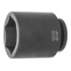 HOLEX IMPACT dopsleutelbit 6-kant, 1 inch, lang inch-uitvoering, Sleutelwijdte: 3.1/4inch-1