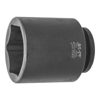 HOLEX IMPACT dopsleutelbit 6-kant, 1 inch, lang inch-uitvoering, Sleutelwijdte: 3.3/8inch