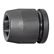 HOLEX IMPACT dopsleutelbit 6-kant, 3/4 inch inch-uitvoering, Sleutelwijdte: 1.3/8inch
