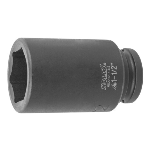 HOLEX IMPACT dopsleutelbit 6-kant, 3/4 inch, lang inch-uitvoering, Sleutelwijdte: 1.1/2inch