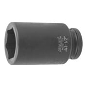 HOLEX IMPACT dopsleutelbit 6-kant, 3/4 inch, lang inch-uitvoering, Sleutelwijdte: 1.1/2inch