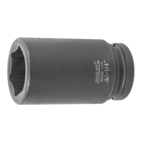 HOLEX IMPACT dopsleutelbit 6-kant, 3/4 inch, lang inch-uitvoering, Sleutelwijdte: 1.1/4inch