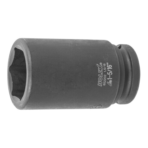 HOLEX IMPACT dopsleutelbit 6-kant, 3/4 inch, lang inch-uitvoering, Sleutelwijdte: 1.5/16inch