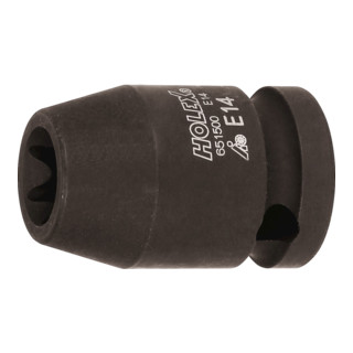 HOLEX IMPACT-Steckschlüsseleinsatz 6-kant 1/4 Zoll mit Magnet