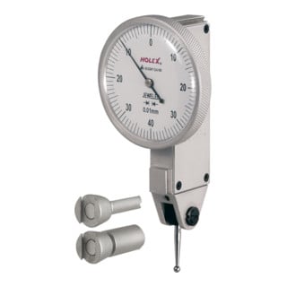 HOLEX Indicateur à levier, longueur bras palpeur 13,5 mm 0,4/40 mm