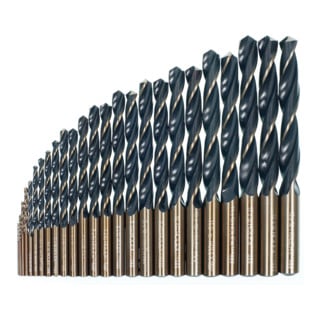 HOLEX Jeu complémentaire de forets hélicoïdaux HSS 114020 1-13