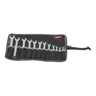 HOLEX Jeu de 12 outils de fixation dans une pochette à outils enroulable, Nombre de pièces : 12