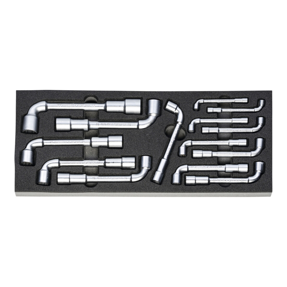 Jeu de clés à pipe Holex Nombre d'outils: 14