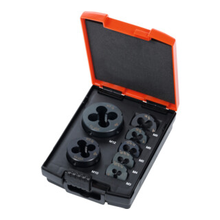 Holex Jeu de filières HSS-E, pour filetages métriques: M3-12