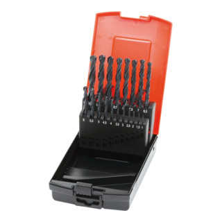 HOLEX Jeu de forets hélicoïdaux HSS 114000 en coffret 1-10
