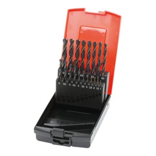 HOLEX Jeu de forets hélicoïdaux HSS 114020 en coffret 1-10