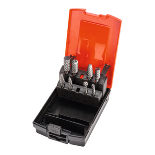 Holex Jeu de fraises rotatives 8 pièces, denture INOX - grossière, Carbure, Nombre de fraises rotatives: 8