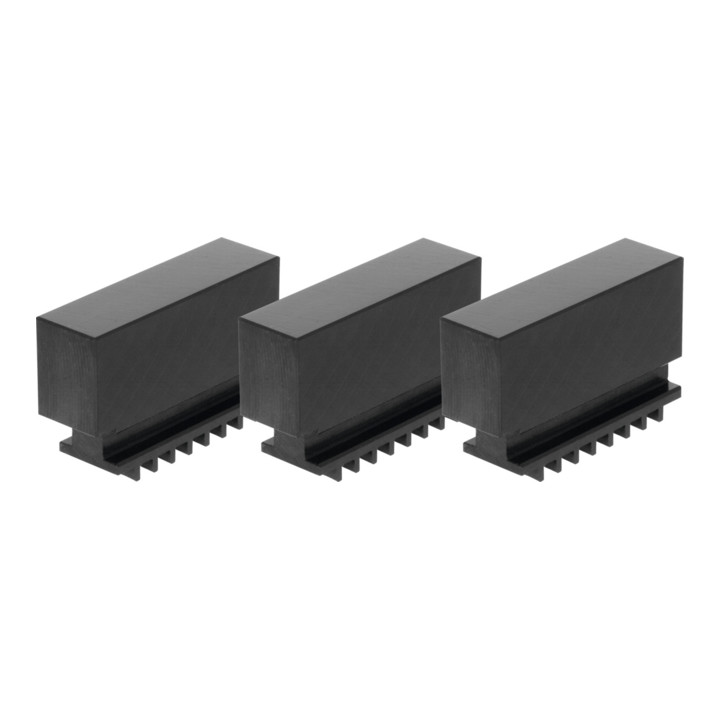 HOLEX Jeu de mâchoires de bloc, 3 pièces, souple, pour mors type 80 mm