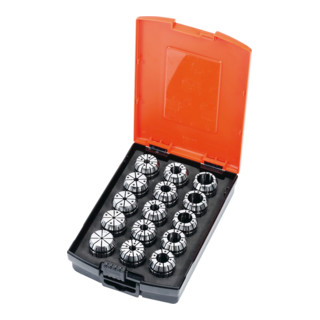 HOLEX Jeu de pinces de serrage ER 15 pièces 2-16 mm avec joint et gicleurs