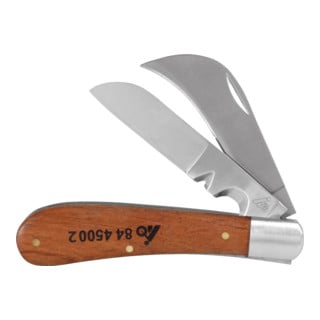 HOLEX Kabelmesser mit Holzgriff klappbar 2