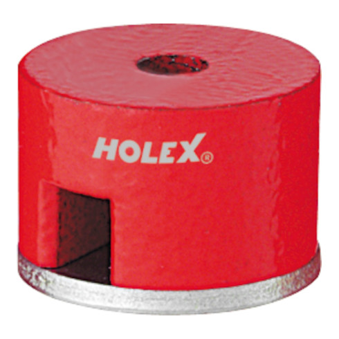 HOLEX Knopf-Magnet mit Schutzplatte 32 mm