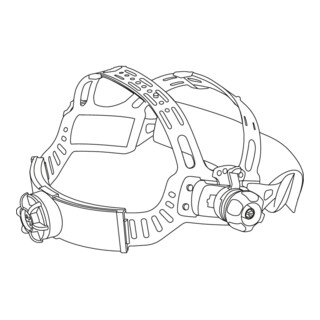 HOLEX Kopfband mit Schweißband, Typ: HEAD