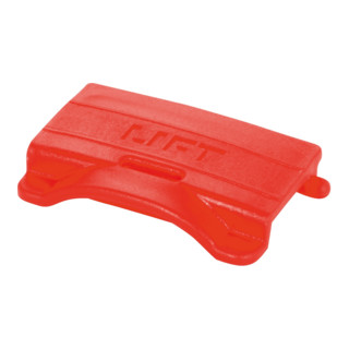 HOLEX Kunststof clip, Kleur: RED