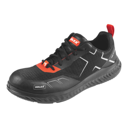 HOLEX Laag model schoen zwart / rood Veiligheidsschoen Move One, ESD, S1P, EU-schoenmaat: 37