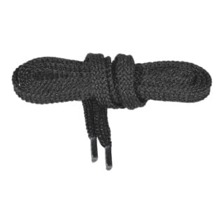 HOLEX Lacets Plate, Noir, Longueur : 125cm