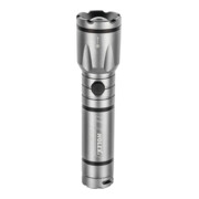 Lampe de poche HOLEX LED avec piles, argent