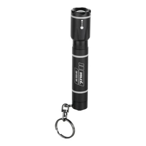 HOLEX Led-zaklamp, zwart met batterijen, Type: 94