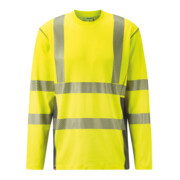 HOLEX Maglietta alta visibilità a maniche lunghe, giallo, Tg. Unisex: 2XL