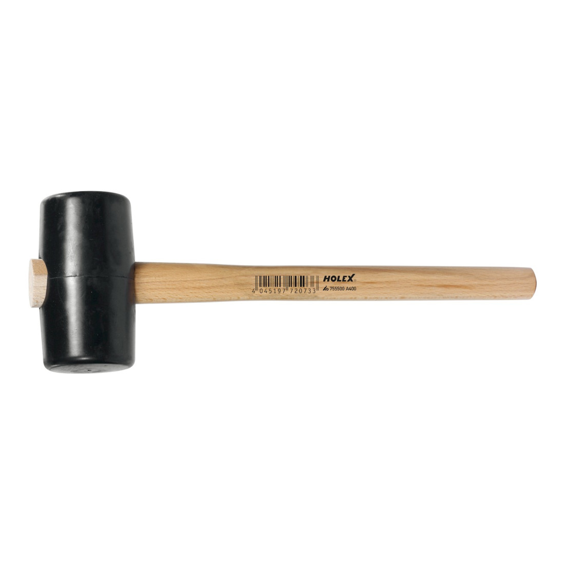 HOLEX Maillet en caoutchouc noir A400