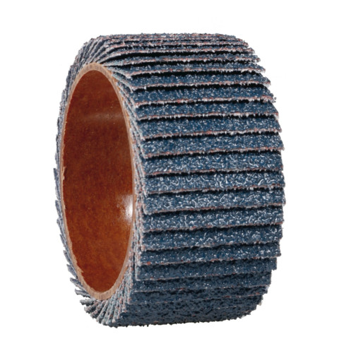 HOLEX Manicotto con lamelle di tela (ZA) grana 120 fine, Ø45 x l=30mm