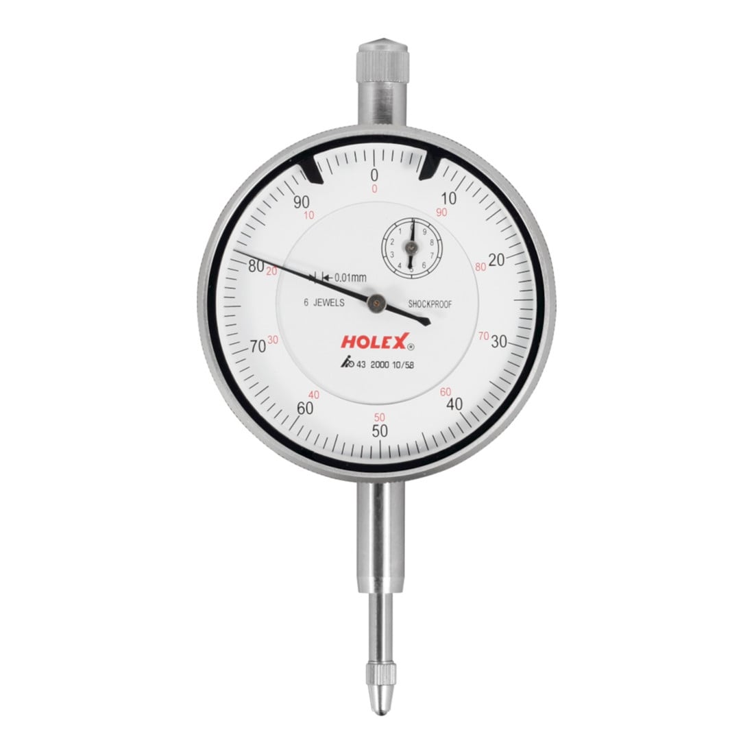 HOLEX Messuhr stoßgeschützt 10/58 mm