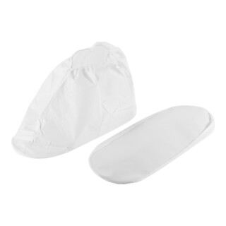 HOLEX Overtrekschoenen, 50-delige set, wit, Type: PVC