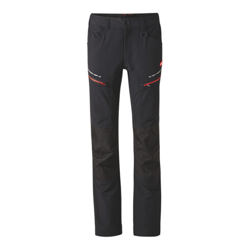 HOLEX Pantalon de maintenance, noir / rouge, Taille de confection DE: 24