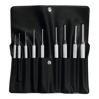 HOLEX Pendrijversets met geleidingshuls in plastic etui, Aantal pendrijvers: 9