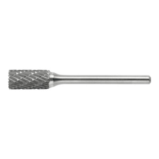 HOLEX petit goujon de fraisage Z7 moyennement dentelé en croix forme cylindrique avec dentelure frontale