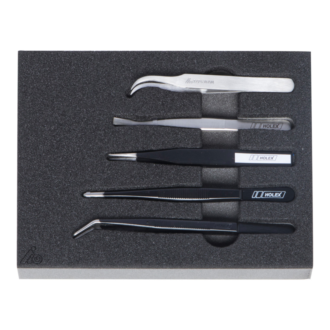 HOLEX Pincettenassortiment, Aantal gereedschappen: 5