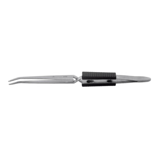 HOLEX Pinzetta a becchi incrociati tronchi/piegata, 160mm, Materiale: AM