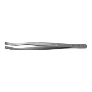 HOLEX Pinzetta a punta piatta curvata, larghezza 4,5mm, 120mm, forma 38a, Materiale: AM